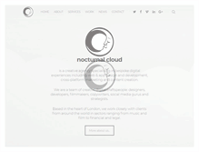 Tablet Screenshot of nocturnalcloud.com